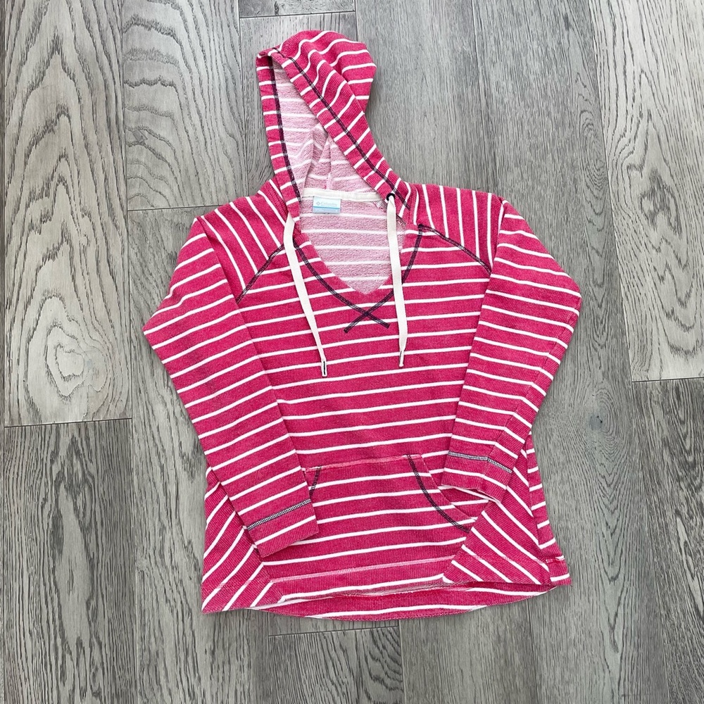 Columbia Women's Tropic Haven Stripe Hoodie Size S